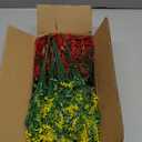 20 Bundles Artificial Lavender Flowers for Outdoors Summer Decor, UV Resistant Fake Flowers Plastic Faux Plants Wedding Kitchen Office Table Centerpieces Home Porch Yards Cemetery Decor(Mix Colors)