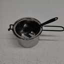 Double Boiler Pot Set, Stainless Steel Melting Pot with Silicone Spatula for Melting Chocolate, Butter, Cheese 600ml+ 1600 ml
