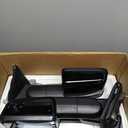 Towing Mirrors for 2014-2018 Chevy Silverado/GMC Sierra Switchback Dynamic Turn Signal/Running Lights Power Heated (Painted Black)
