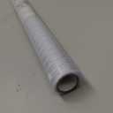 LUTE Reeded Glass Window Privacy Film, Frosted Glass Film, Removable 3D Decorative Decals Sun Blocking Anti UV Door Window Cover, No Glue Static Cling Vinyl for Bathroom Home Office, 23.6" x 78.5"