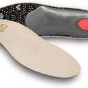 Pedag Viva | Leather Arch Support Inserts | Handmade in Germany | Plantar Fasciitis Relief | Heel Cushion | Activated Charcoal Odor Control | Metatarsal Support Pad | Tan | Men US 10/ EU 43