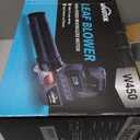 Leaf Blower Cordless with Battery and Charger: 2 Batteries 20V 4.0Ah Brushless Motor, Handheld Electric Leaf Blowers, Battery Powered Blowers for Lawn Care, Yard Leaves Cleaning, (Grey)