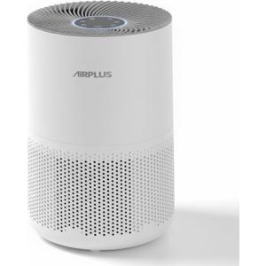AIRPLUS Air Purifier for Home Bedroom, Covers Up to 1073 ft by 25W High Torque Motor, 3-in-1 Washable Filter with HEPA Sleep Mode, Cleaner 99.9%, Auto Mode, Child Lock, White