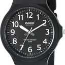 Casio MW240 Series | Mens Quartz Watch | 50M WR | Large Resin Case | Resin Glass | Resin Band | Large Arabic Numerals | Analog Watch | Easy to Read Display | 3 Year Battery