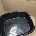 Arm & Hammer Simply Recycled Plastic Cat Litter Pan, Made in USA, Easy to Clean, Large Durable Litter Box, Black