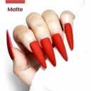 4 x JODSONE 16.5ml Gel Nail Polish Red Gel Polish Manicure LED UV Soak Off Curing for Home Salon Nail Art DIY Lady Red Polish