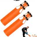 Leaf Blower Air Booster, Speed&Power Cyclone 2X Air up Extension Nozzle, Universal Airflow Amplifier for Leaf Blower Attachment, Compatible with 2-4 Inch,Cleanup Artifact for Lawn, Driveway(2PCS)