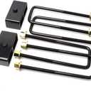 GAsupply 2" Rear Leveling Lift Kits,Compatible with 1999-2023 Chevy Silverado 1500, GMC Sierra Pickups, 2 Inch Forged Block with Extended U Bolts