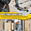 3 in 1 Metal Framing Tools,16 Inch on Center Framing Layout Tool,Cast Aluminum Framing Spacing Tool,Measurement Framing Jig for Walls,Roofs,Floors or Ladders