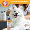 Arm & Hammer for Pets Dog Cologne and Fragrance Spray, Baking Soda, Vanilla Sandalwood Scent, Deodorizing Dog Perfume for Between-Bath Freshening, Paraben Free, 6 Fl Oz