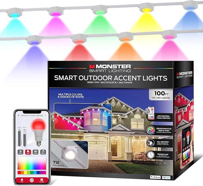Monster Basics 100ft Multicolor RGB