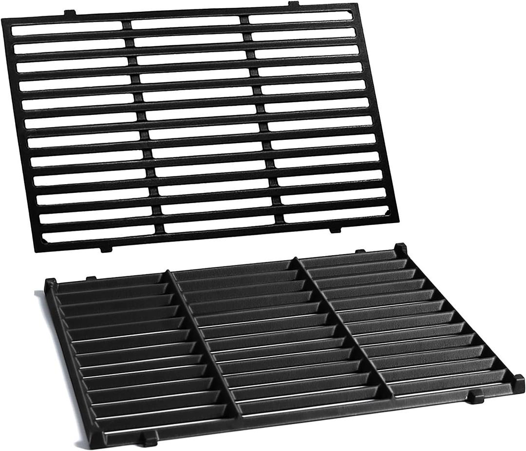 7638 Spirit Grill Grates Replacement for Weber Spirit II E-310 E-330 GS4 Grill Parts Weber Spirit E310 Grill Grates 300 Series 65906 Cooking Grates Weber Genesis Silver B C 1000 5000 Gold B C Parts (Spirit 300 series grates 17.5" x 23.8")