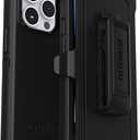 OtterBox iPhone 14 Pro (ONLY) Defender Series Case - Black, Rugged & Durable, with Port Protection, Includes Holster Clip Kickstand
