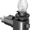 TWDRTDD Plug in Night Light, Adjustable E12 Base Socket with On/Off Switch for Making Decorative Night Lights (Black,1-Pack)