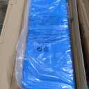 Jojoka 118x 79 x 26 Inch Rectangular Frame Pool Outdoor Backyard Above Ground Swimming Pool (Blue)