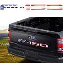 Tailgate Insert Letters for 2021 2022 2023 Ford American Flag Tailgate Decal and Graphics Trim 3M Adhesive & 3D Raised