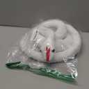 OUKEYI Giant Snake Teddy Stuffed Animal, 79Inch /200cm White Snake PlushToy Stuffed Animal, Snake Pillow Doll Toys Fake Snake Home Halloween Decorations Plushy Gifts for Kids Birthday