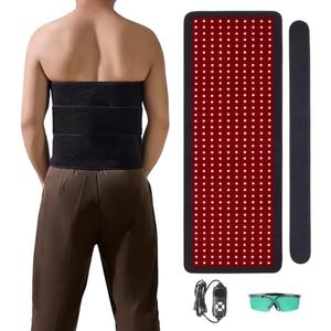 VEVOR Red Light Therapy Mat for Body, 400PCS 3-Chip LED Light Therapy Pad with Controller, 10Hz Pulse, 5-30 Min Timer, 660nm Red & 850nm Near Infrared Light Therapy Blanket for Pain Relief, Skin Healt
