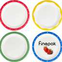Plates Disposable Heavy Duty 9 Inch, Holiday Paper Plates for Dinner, Heavy Duty Paper Plates for Everyday Breakfast, Lunch, & Dinner Meals, Paper Household Supplies 100PCS