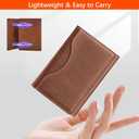 for Magsafe Wallet, Magnetic CardHolder with Adjustable Stand, Phone Card holder with 6 Card Slots, Magnetic Wallet for iPhone 16/15/14/13/12 Series, Not for iPhone 13/12 Mini (Brown)