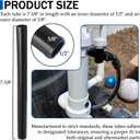 4 x TonGass (2-Pack Flexible PVC Tubes Compatible with Pentair Rainbow Auto Feeder 320 and 322 Models - L 7 3/8 x 1/2 x 5/8