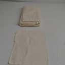 Tatuo 50 Pcs 12 x 15 Inches Cotton Bags with Drawstring Large Reusable Produce Bags Linen Empty Storage Pouches Canvas Fabric Sachet for Bread Food Storage