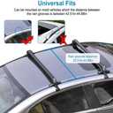 2PCS Universal Roof Rack Cross Bar Luggage Racks Replacement Cross Bars