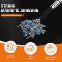 High Magnetic Screwdriver Drill Bits Set, K5 Impact Resistant Anti-Slip Bits, Magnetic Screwdriver Set, Magnetic Screwdriver Bit Set for Electric & Impact Drivers, 25 50 65 70 90 150mm