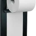 Excello Global Products Wall Mounted Note Paper Dispenser with a 160 Foot roll of Paper Included , Black 