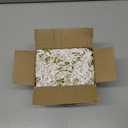 Uptotop 1/2LB Crinkle Cut Paper Shred Filler for Gift Wrapping Basket Filling, Birthday, Christmas, Thanksgiving, Wedding, Mother's Day (White and Gold)