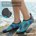 SEEKWAY Water Shoes Women Men Adult Quick-Dry Aqua Socks Barefoot Non Slip for Beach Swim River Pool Lake surf Black SK002(U)