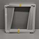 LBG Products Window Air Conditioner Side Panel and Frame Set,AC Accordion Filler Kit,Fits Most 5000BTU Window Air Conditioners