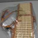 Orchidleaf 2 Set Baskets for Gifts Empty, Gift Empty Bamboo Basket Large, Foldable Woven Gift Basket with Handle for Baby Baptisms, Mother's Day, Christmas, Housewarming