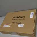 Flameless LED Candles Upgraded Realistic Flickering Flame,7Pcs Battery Operated Candles with Remote Timers,LED Pillar Candles for Home Decor,Christmas,and Parties(Red)