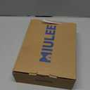 MIULEE Dusty Blue Rectangle Linen Polyester Tablecloth with Decorative Cutouts Waterproof Stain Resistant & Shrink-Proof Table Cloth 60x104 inch Farmhouse Style for Dining Wedding Party