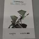 UPPAbaby Upper Adapter for Vista, Vista V2, and Vista V3 Strollers/ Compatible with Bassinet, Toddler Seat, Aria, Mesa V2, or Mesa Max Infant Car Seats / Quick + Secure Attachment / 1 Set