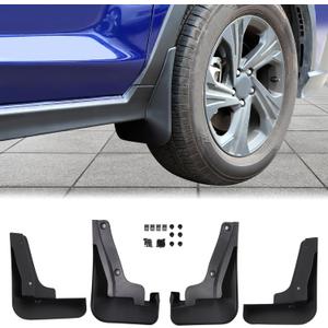Aunginsy 4Pcs Mud Flaps Compatible with Subaru Crosstrek 2024 2025 Car All-Weather Fender Front and Rear Mud Splash Guards No Drilling Required Flexible PP Material Protection Exterior Accessories Aunginsy 4Pcs Mud Flaps Compatible with Subaru Crosstrek 2024 2025 Car All-Weather Fender Front and Rear Mud Splash Guards No Drilling Required Flexible PP Material Protection Exterior Accessories