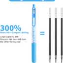 Gel Pens For Coloring, 90 Colors Retractable Colored Pens for Black Paper & White Paper, 0.7mm Fine Point Colorful Pens for Coloring, Writing, Drawing, Journaling, Note Taking, Office, Home