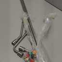 120" Pressure Washer Extension Wand,2 Pack 60 Inch Stainless Steel Power Washer Wand Extension-Pressure Washer Accessories with 30/90/120Curved Rods,6 Nozzle Tips- 1/4" Quick Connect,4000 PSI