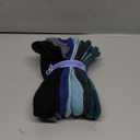 Velice Kids Merino Wool Ankle Hiking Running Socks Girls Boys Teens Athletic Warm Thick Cushion No Show Socks 6 Pairs (8-12 Years, Solid Color B)