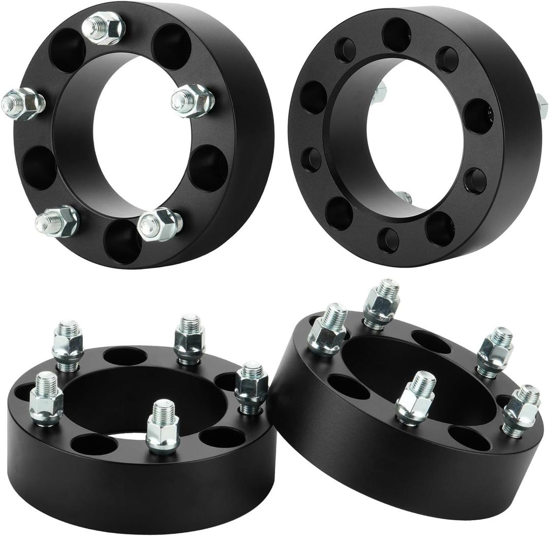 Youxmoto 5X5.5 2inch Wheel Spacers Fit for Ram 1500 2012 2013 2014 2015 2016 2017 2018, 108mm Bore 2'' Wheel Adapters with M14x1.5 Studs, 4PCS
