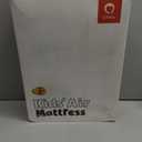 QPAU Inflatable Toddler Travel Bed with Tent, Baby Crib Tent, Portable Kids Air Mattress with Safety Bumpers, Ideal for Home, Grandma's, Camping, Traveling (Grey)