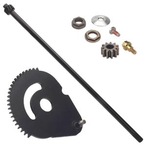 617-04094 Steering Gear & 738-0919 Steering Shaft with Bushing Kit for MTD Troy-Bilt Craftsman Mower, Replaces 941-0656A, 948-0389, 731-1309