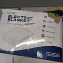 Heated Blanket Twin Fast Heating Bed Electric Blankets Throw Flannel with 6 Heating Levels & 4 Hours Auto Off, Over-Heated Protection ETL, Double-Sided Flannel Green