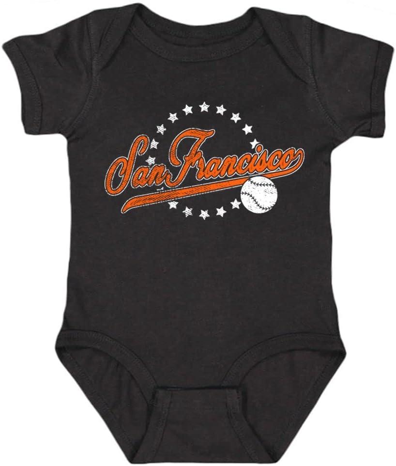 Retro Vintage Style Kid's Bodysuit for Baseball Fans