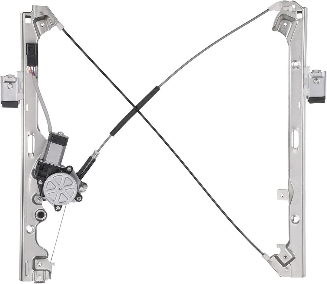 Obaee 741-644 Front Left Driver Side Power Window Regulator & Motor Assembly Compatible with Chevrolet/Chevy Silverado Tahoe Suburban/GMC Yukon XL Sierra Escalade Pickup Truck SUV 2000-2006