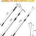 EXJIOTA Truck Cargo Grabber, 6FT Truck Cargo Retriever Telescoping Pole with Two Hooks, Truck Grabber Reach Tool for Pickup Truck Bed Grabber Heavy Duty Truck Accessories