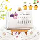 2026 Desktop Calendar - Garden Guide Paper Calendar -Yearly Planner - New Year Gift