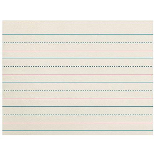 PACZP2610 Zaner-Bloser Dotted Midline Newsprint Paper, 10.5" x 8", White, 500 Sheets : Arts, Crafts & Sewing