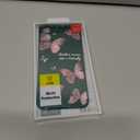 LEECG for Samsung Galaxy S24 Ultra Case, Creative Flower Pattern Design Phone Cover Drop Protection Soft Ultra Thin Scratch Resistant Microfiber Lining Inner for Galaxy S24 Ultra-Butterfly Green